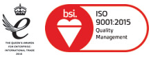 Queens Award and ISO 9001:2015